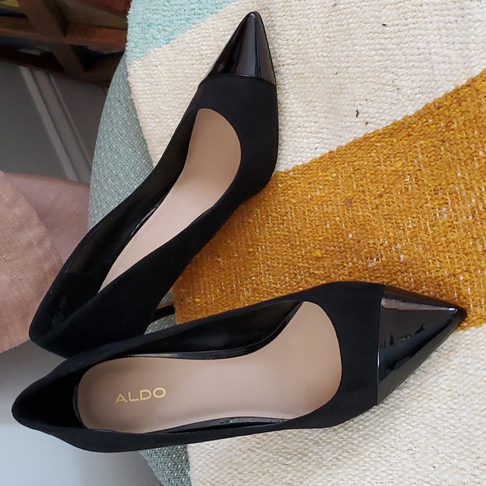 Aldo black heels with an 80's vibe - Picture 2 of 7
